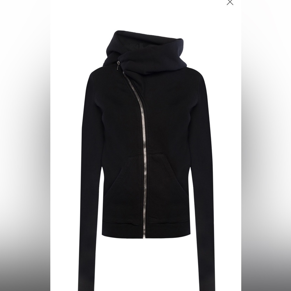 RICK OWENS DRKSHDW
ASYMMETRICAL HOODED SWEATSHIRT size S
